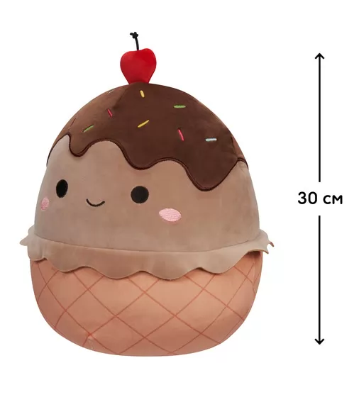 Мягкая игрушка Squishmallows – Шоколадное мороженое (30 cm) - SQCR04146_2.jpg - № 2