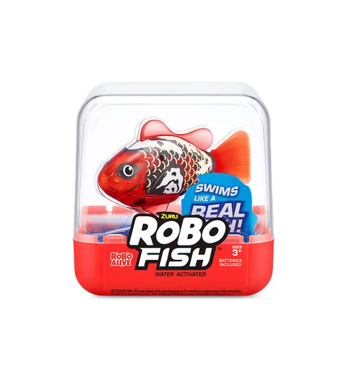Інтерактивна іграшка Robo Alive S3 - Роборибка (червона) - 7191-1_1.jpg - № 1