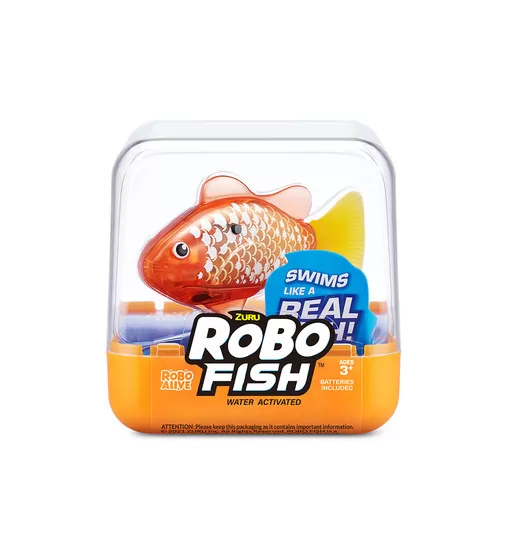 Интерактивная игрушка Robo Alive S3 - Роборыбка (золотистая) - 7191-2_1.jpg - № 1