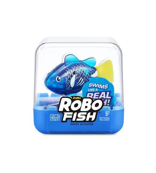 Інтерактивна іграшка Robo Alive S3 - Роборибка (синя) - 7191-4_1.jpg - № 1