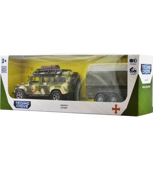 Игровой набор – Land Rover Defender Mилитари (с прицепом) - 520027.270_10.jpg - № 10