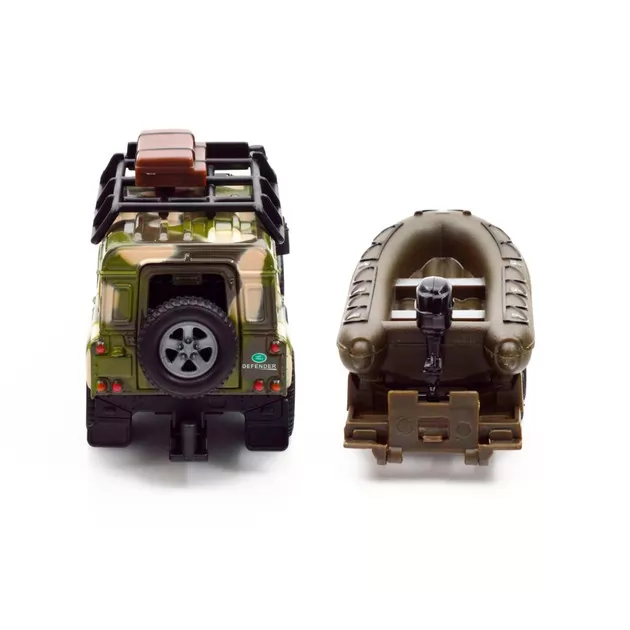 Игровой набор &ndash; Land Rover Defender Mилитари (с лодкой)