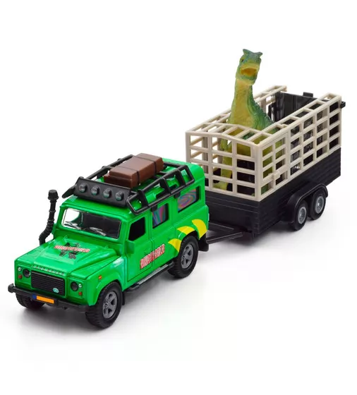 Ігровий набір – Land Rover (з причепом і динозавром) - 520178.270_1.jpg - № 1