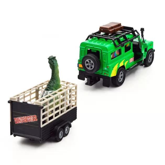 Игровой набор &ndash; Land Rover (с прицепом и динозавром)