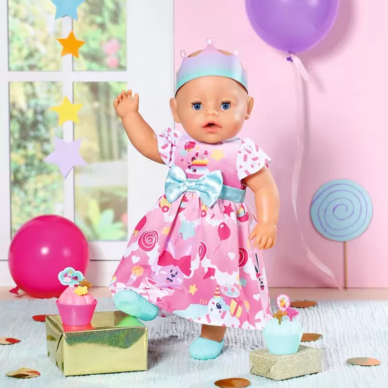 Набір одягу для ляльки Baby born - День народження делюкс
