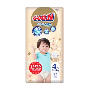 Підгузки Goo.N Premium Soft для дітей (L, 9-14 кг, 52 шт.)