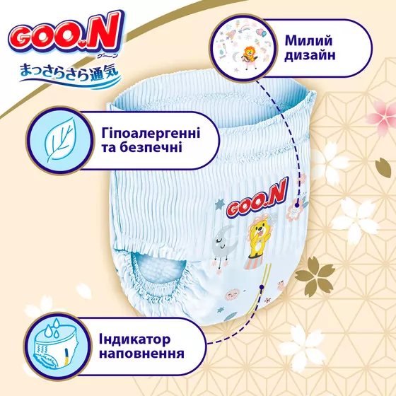 Трусики-підгузки Goo.N Premium Soft (3XL, 18-30 кг, 22 шт)