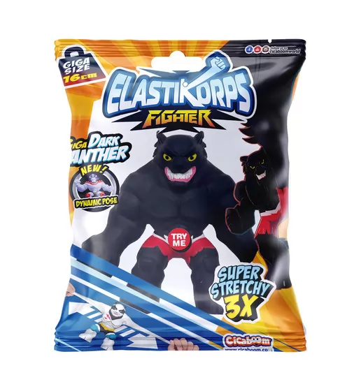 Стретч-игрушка Elastikorps серии «Fighter» – Черная пантера - C1016GF15-2021-3_1.jpg - № 1