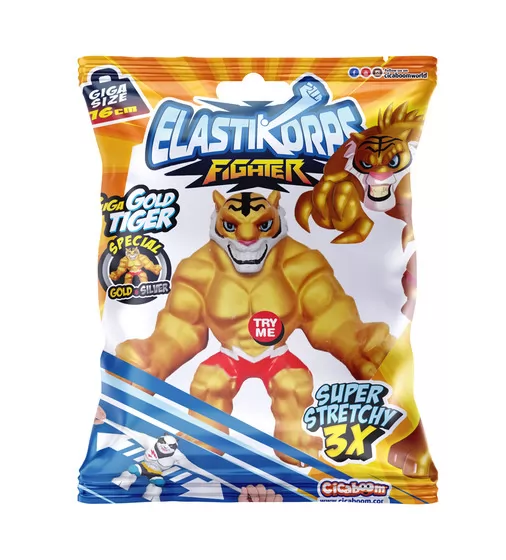Стретч-іграшка Elastikorps серії «Fighter» – Золотий тигр - C1016GF15-2021-5_1.jpg - № 1