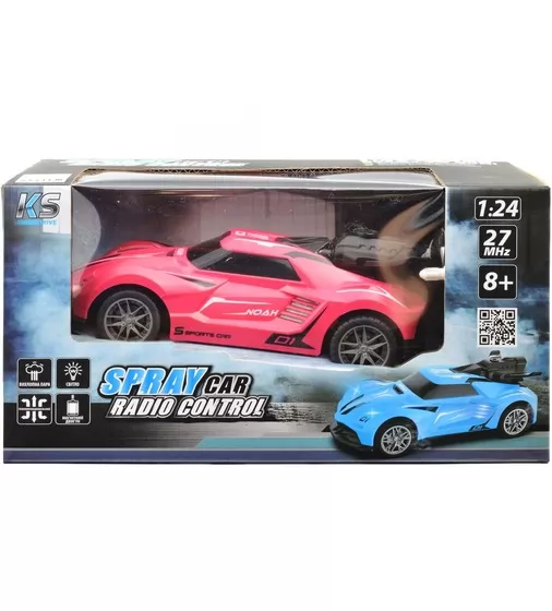 Автомобиль Spray Car на р/у – Sport (розовый, 1:24, туман) - SL-354RHP_14.jpg - № 14