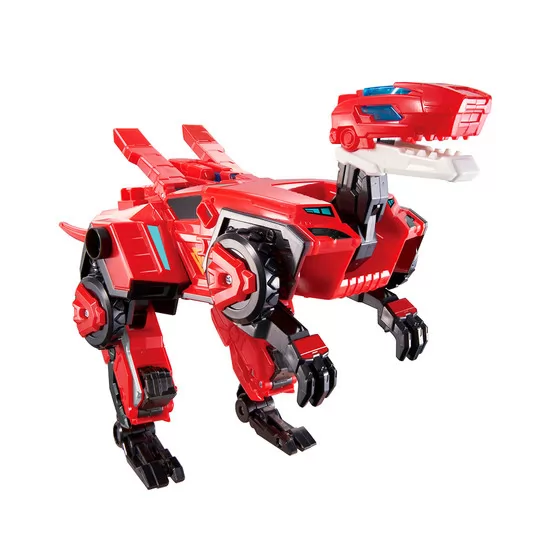 Игровой набор с роботом-трансформером Dinoster – Раптор Трон