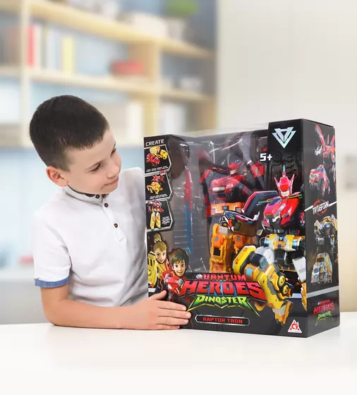Игровой набор с роботом-трансформером Dinoster &ndash; Раптор Трон - EU580801_10.jpg - № 10