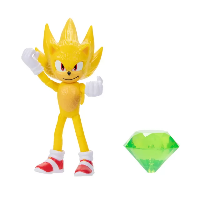 Ігрова фігурка з артикуляцією SONIC THE HEDGEHOG 2 W2 - Сонік зі смарагдом 10 cm
