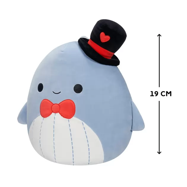 М'яка іграшка Squishmallows &ndash; Синій кит Самір (19 cm)