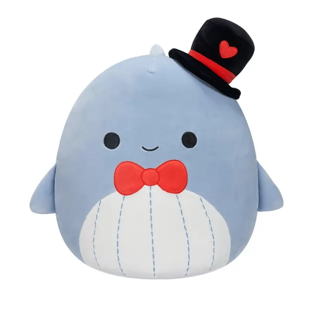Мягкая игрушка Squishmallows &ndash; Синий кит Самир (30 cm)