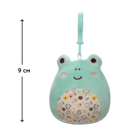 Мягкая игрушка на клипсе Squishmallows - Лягушка Фрид (9 cm)
