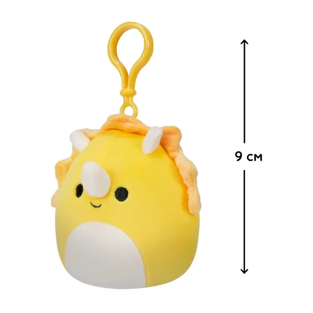 Мягкая игрушка на клипсе Squishmallows &ndash; Трицератопс (9 cm)
