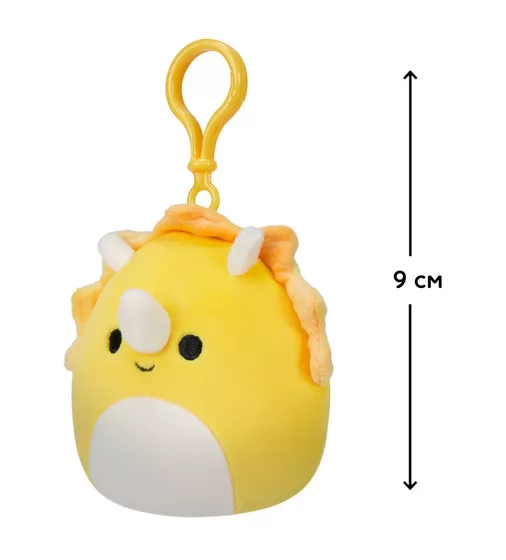 Мягкая игрушка на клипсе Squishmallows &ndash; Трицератопс (9 cm) - SQCP00216_2.jpg - № 2