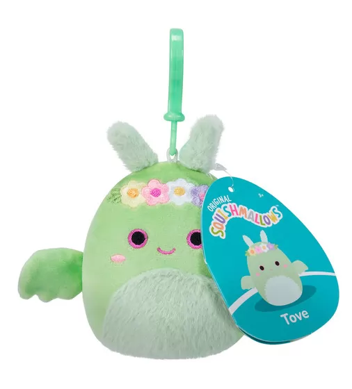 Мягкая игрушка на клипсе Squishmallows &ndash; Дракон Тов (9 cm) - SQCP00217_7.jpg - № 7