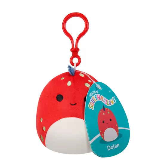 М'яка іграшка на кліпсі Squishmallows &ndash; Діно Долан (9 cm) - SQCP00218_7.jpg - № 7