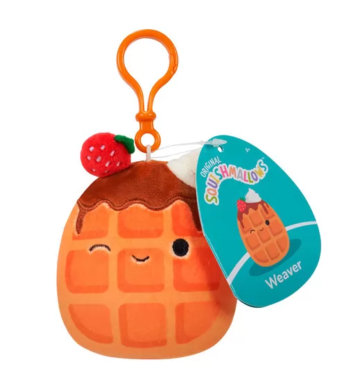 Мягкая игрушка на клипсе Squishmallows&ndash; Вафелька Вивер (9cm) - SQCP00219_7.jpg - № 7