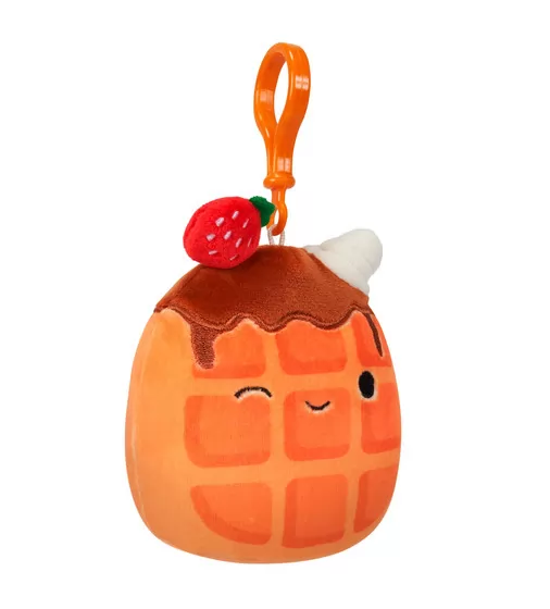 Мягкая игрушка на клипсе Squishmallows&ndash; Вафелька Вивер (9cm) - SQCP00219_6.jpg - № 6