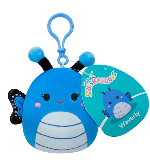 Мягкая игрушка на клипсе Squishmallows&ndash; Бабочка Вейверли (9cm) - SQCP00220_7.jpg - № 7