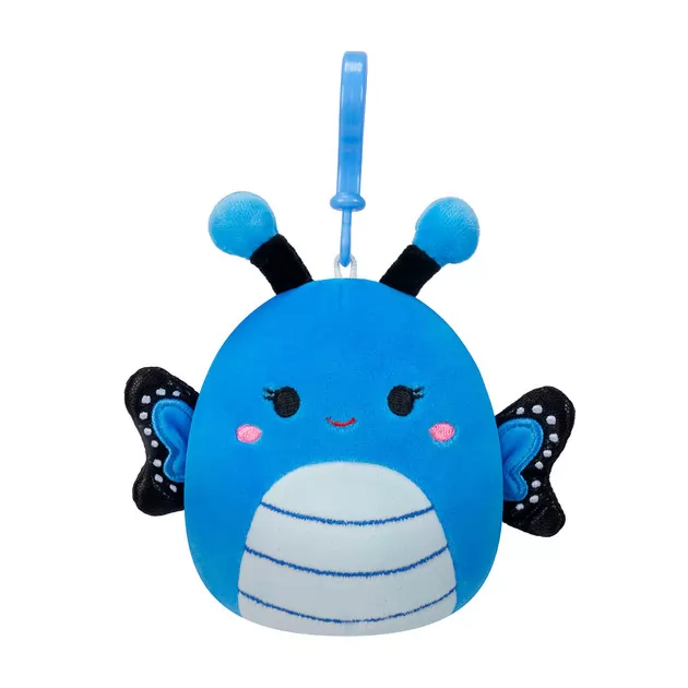 Мягкая игрушка на клипсе Squishmallows&ndash; Бабочка Вейверли (9cm)
