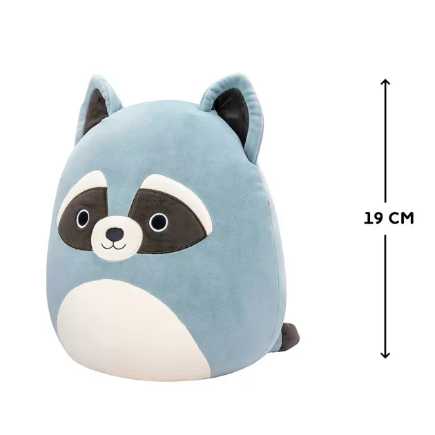 М'яка іграшка Squishmallows &ndash; Єнот Роккі (19 cm)