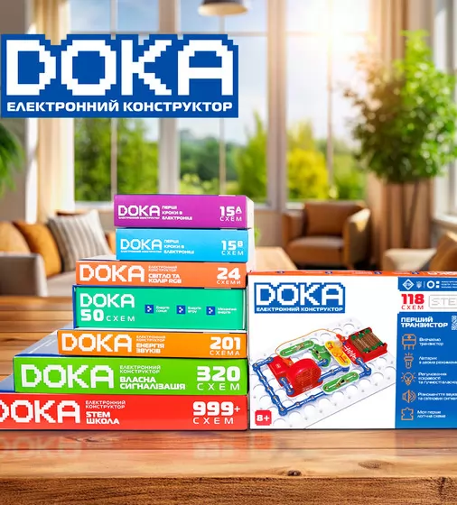 Конструктор електронний Doka 118 схем"" - D70701_8.jpg - № 8