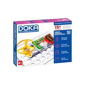 Конструктор электронный Doka Первые шаги в электронике (А)