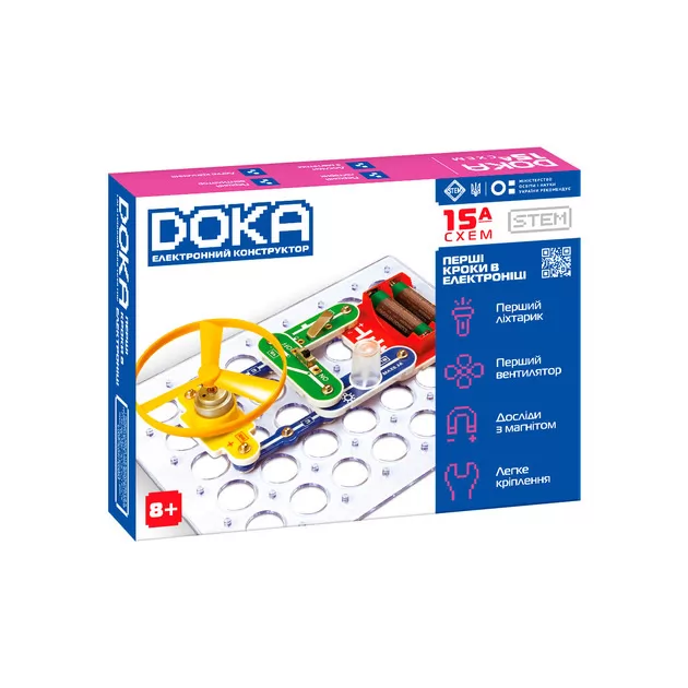 Конструктор электронный Doka Первые шаги в электронике (А)""