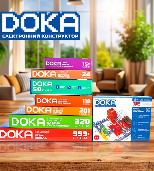 Конструктор електронний Doka Перші кроки в електроніці (В)"" - D70710_8.jpg - № 8