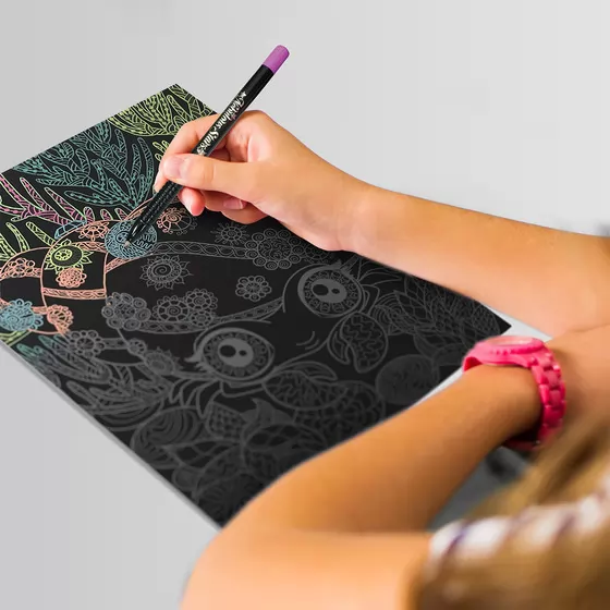 Набор для творчества – Раскраска: Коралия, черные листы