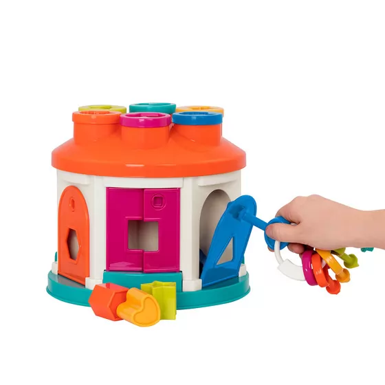 Іграшка-сортер, що розвиває – Розумний будиночок (12 форм)