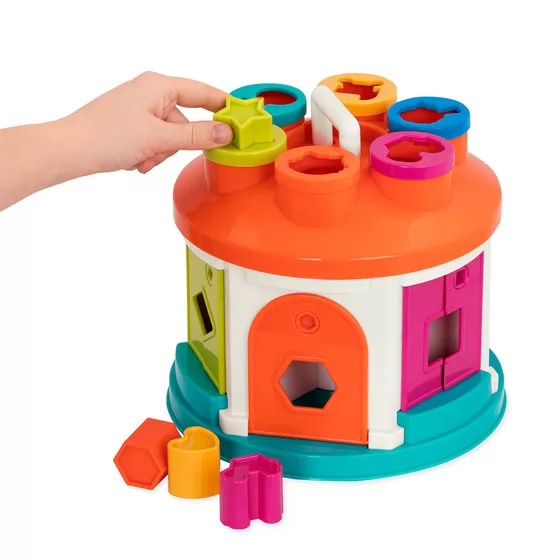 Развивающая игрушка-сортер – Умный домик (12 форм)