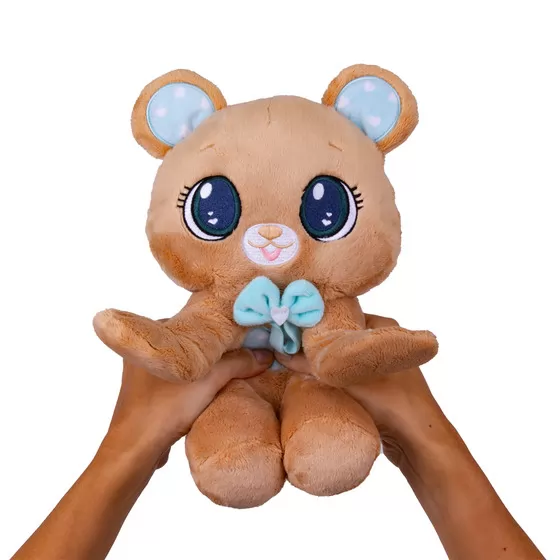 М’яка іграшка Peekapets – Коричневий ведмедик