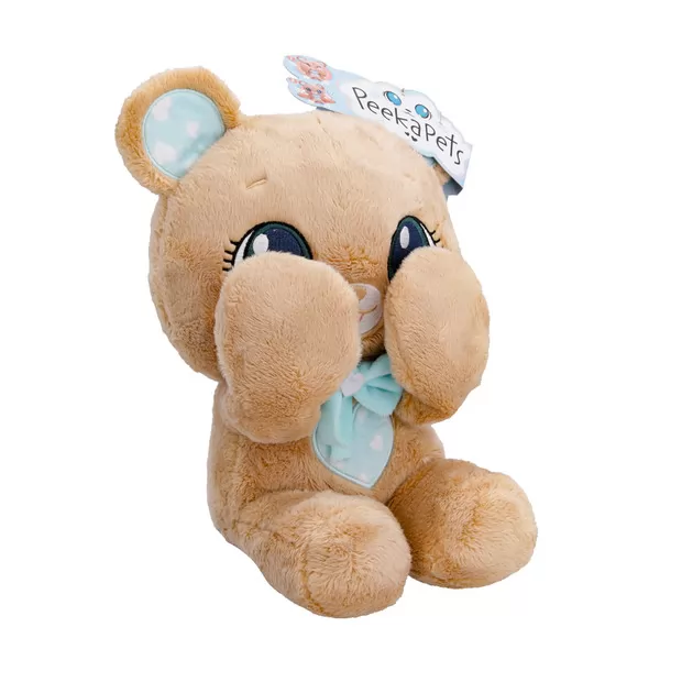 М&rsquo;яка іграшка Peekapets &ndash; Коричневий ведмедик