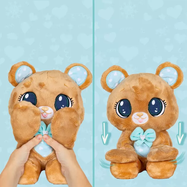 М&rsquo;яка іграшка Peekapets &ndash; Коричневий ведмедик