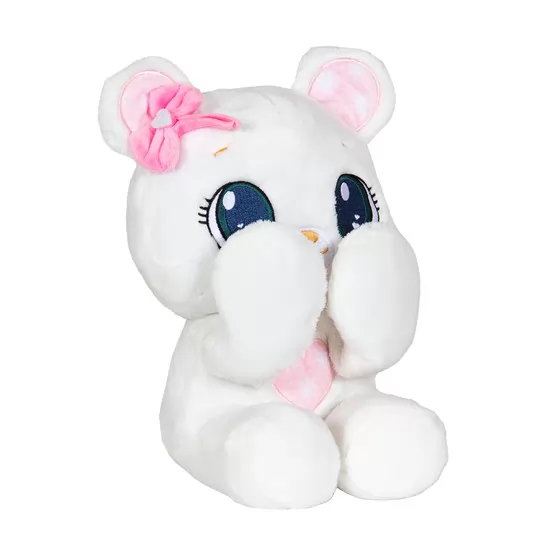 М’яка іграшка Peekapets – Білий ведмедик
