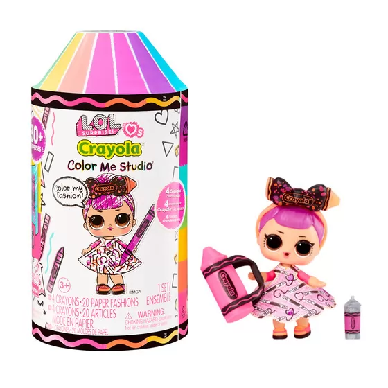 Игровой набор с куклой L.O.L. Surprise! серии Crayola" – Цветнашки"