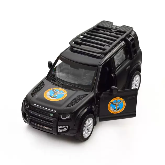 Автомодель серії Шеврони Героїв - Land Rover Defender 110 - ГУР МО""
