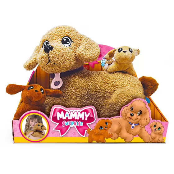Мягкая игрушка серии Big Dog" – Мама пудель с сюрпризом"