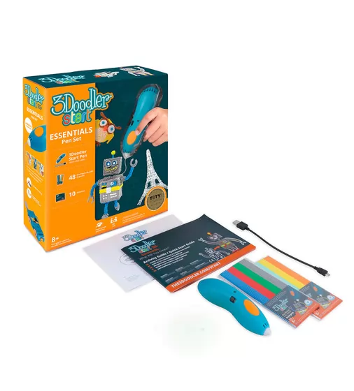 3D-Ручка 3Doodler Start Для Дитячої Творчості - Креатив Подарункова - 3DS-ESST-MULTI-R-17A_1.jpg - № 1