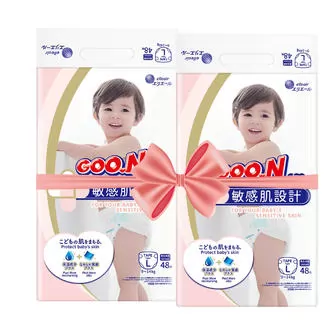 Підгузки Goo.N Plus для дітей (розмір 4(L), 9-14 кг, 96 шт)