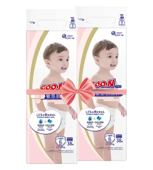 Підгузки Goo.N Plus для дітей (розмір 5(XL), 12-20 кг, 76 шт) - 21000630-2_1.jpg - № 1