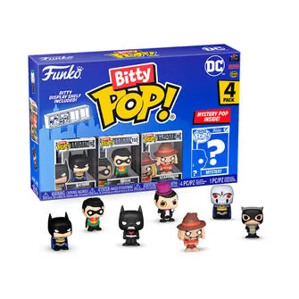 Набор игровых фигурок Bitty Pop! серии DC (4 фигурки асс.)