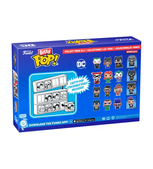 Набір ігрових фігурок Bitty Pop! серії DC (4 фігурки асорт.) - 76339_2.jpg - № 2