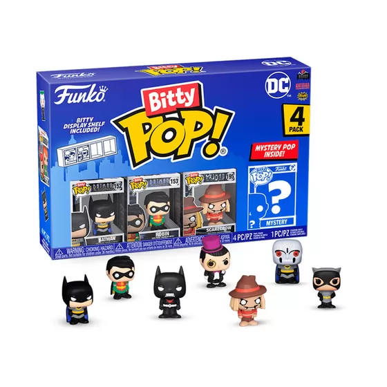 Набір ігрових фігурок Bitty Pop! серії DC (4 фігурки асорт.)