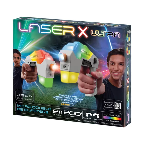 Ігровий набір для лазерних боїв - Laser X Ultra Micro для двох гравців